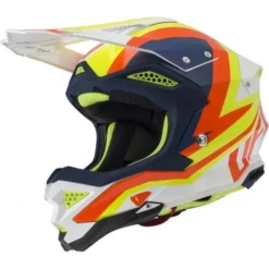 UFO Diamond White Blue Yellow Red Motocross Helmet