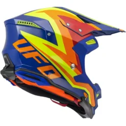 UFO Diamond Blue Yellow Orange Motocross Helmet 12 UFO Diamond Blue Yellow Orange Motocross Helmet -UFO Shop he050 1 jpg