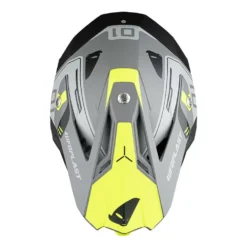UFO Diamond Grey Yellow Matt Motocross Helmet -UFO Shop he055 03 jpg