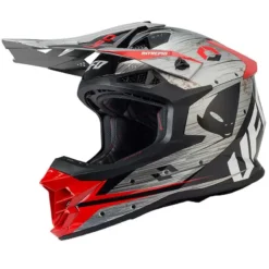 UFO Intrepid Grey Red Motocross Helmet -UFO Shop he132 5 jpg