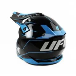 UFO Intrepid Motocross Helmet - Black Blue -UFO Shop he144 05 2 jpg
