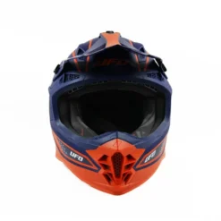 UFO Intrepid Motocross Helmet - Blue Orange -UFO Shop he145 003 jpg