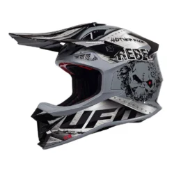 UFO Intrepid Motocross Helmet - Metal -UFO Shop he153 01 3
