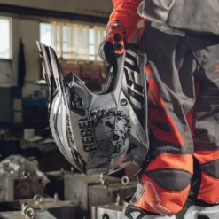 UFO Intrepid Motocross Helmet - Metal -UFO Shop he153 08 jpg