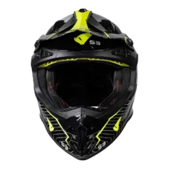 UFO Intrepid Motocross Helmet - Grey Black Neon Yellow -UFO Shop he155 03 jpg