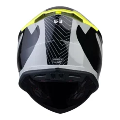 UFO Intrepid Motocross Helmet - Grey Black Neon Yellow -UFO Shop he155 04 jpg