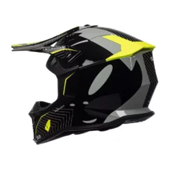 UFO Intrepid Motocross Helmet - Grey Black Neon Yellow -UFO Shop he155 06 jpg
