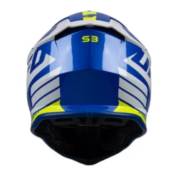 UFO Intrepid Motocross Helmet - White Blue Neon Yellow -UFO Shop he157 04 jpg
