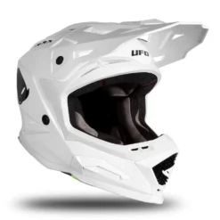 UFO Echus White Gloss Motocross Helmet -UFO Shop he166 04 jpg