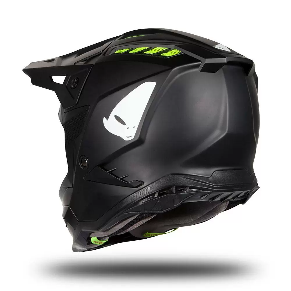 UFO Echus Black Matt Motocross Helmet 8 UFO Echus Black Matt Motocross Helmet - Image 8