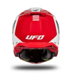 UFO Echus Red White Gloss Motocross Helmet -UFO Shop he170 07 jpg
