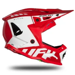 UFO Echus Red White Gloss Motocross Helmet -UFO Shop he170 12 jpg