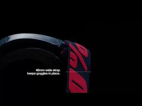 100% Strata 2 Fluo Yellow Red Mirror Lens Goggles 2 100% Strata 2 Fluo Yellow Red Mirror Lens Goggles - Image 2