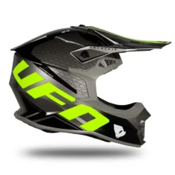 UFO Intrepid Grey Neon Yellow Motocross Helmet -UFO Shop intrepid he173 010 jpg