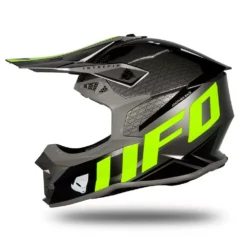 UFO Intrepid Grey Neon Yellow Motocross Helmet -UFO Shop intrepid he173 09 jpg