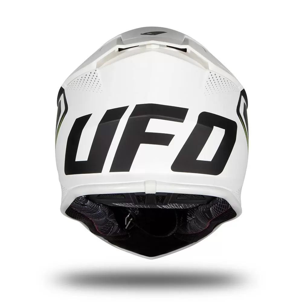 UFO Intrepid White Matt Motocross Helmet 3 UFO Intrepid White Matt Motocross Helmet - Image 3