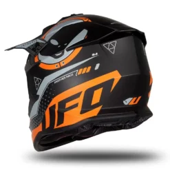 UFO Intrepid Black Orange Matt Motocross Helmet -UFO Shop intrepid he176 06 jpg