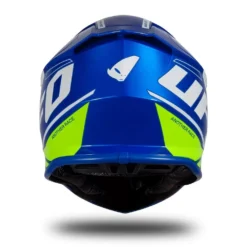 UFO Intrepid Blue Neon Yellow Motocross Helmet -UFO Shop intrepid he177 02 jpg