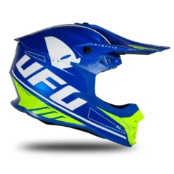 UFO Intrepid Blue Neon Yellow Motocross Helmet -UFO Shop intrepid he177 06 jpg