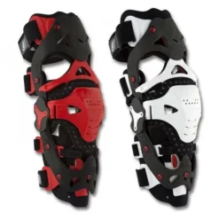 UFO Morpho Fit White Knee Brace Left Side -UFO Shop kb002 white red jpg