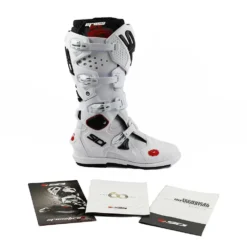 Sidi Crossfire 2 SRS White White Motocross Boots -UFO Shop mfire2srs bibi 07 jpg