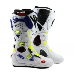 Sidi Crossfire 2 SRS Boots - Yellow Fluo White Blue -UFO Shop mfire2srs giflbibl 01 jpg