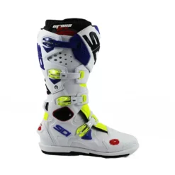 Sidi Crossfire 2 SRS Boots - Yellow Fluo White Blue -UFO Shop mfire2srs giflbibl 04 jpg
