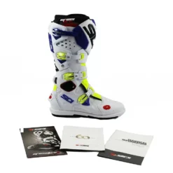 Sidi Crossfire 2 SRS Boots - Yellow Fluo White Blue -UFO Shop mfire2srs giflbibl 07 jpg