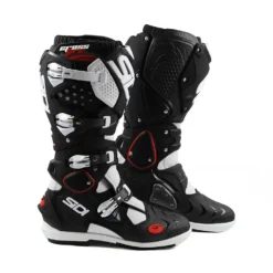 Sidi Crossfire 2 SRS Black White Motocross Boots -UFO Shop mfire2srs nebi 01 jpg