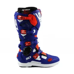 Sidi Crossfire 3 SRS Off-Road Boots - White Blue Red Fluo -UFO Shop mfire3srs biblrosf 04 4 jpg