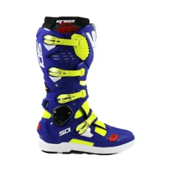 Sidi Crossfire 3 SRS Off-Road Boots - Yellow Fluo Blue -UFO Shop mfire3srs giflbl 04 4 jpg