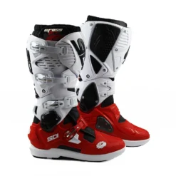 Sidi Crossfire 3 SRS Off-Road Boots - Black Red White -UFO Shop mfire3srs nerobi 01 29