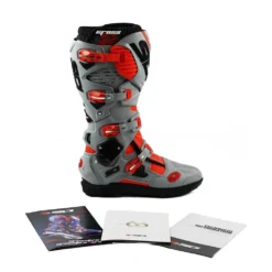 Sidi Crossfire 3 SRS Off-Road Boots - Red Fluo Ash -UFO Shop mfire3srs roflce 07 jpg