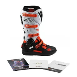 Sidi Crossfire 3 SRS Off-Road Boots - Orange Black White -UFO Shop mfire3wsrs arfnb 07 4 jpg