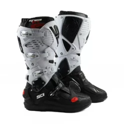 Sidi Crossfire 3 SRS Off-Road Boots - Black White -UFO Shop mfire3wsrs nebi 01 25 jpg