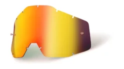 100% Accuri Racecraft Strata Anti-Fog Replacement Goggle Lens -UFO Shop mirror red lens 2 scaled