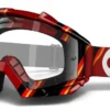 Oakley Proven Victory Stripes Red Motocross Goggles
