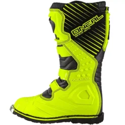 O'Neal Rider Boots - Neon Yellow -UFO Shop o neal neon yellow rider mx boots right 5 jpg