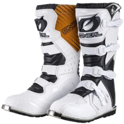 O'Neal Rider Boots - White -UFO Shop o neal white rider mx boots 33