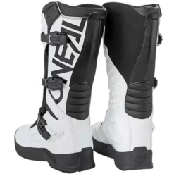 O'Neal RSX Boots - White Black -UFO Shop oneal white black rsx mx boots back 4 jpg