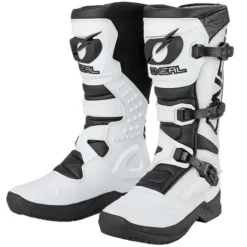 O'Neal RSX Boots - White Black -UFO Shop oneal white black rsx mx boots 4 jpg