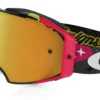 Oakley Airbrake Troy Lee Designs Cosmic Camo Neon Motocross Goggles