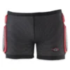 UFO Kids Black Red Padded Shorts