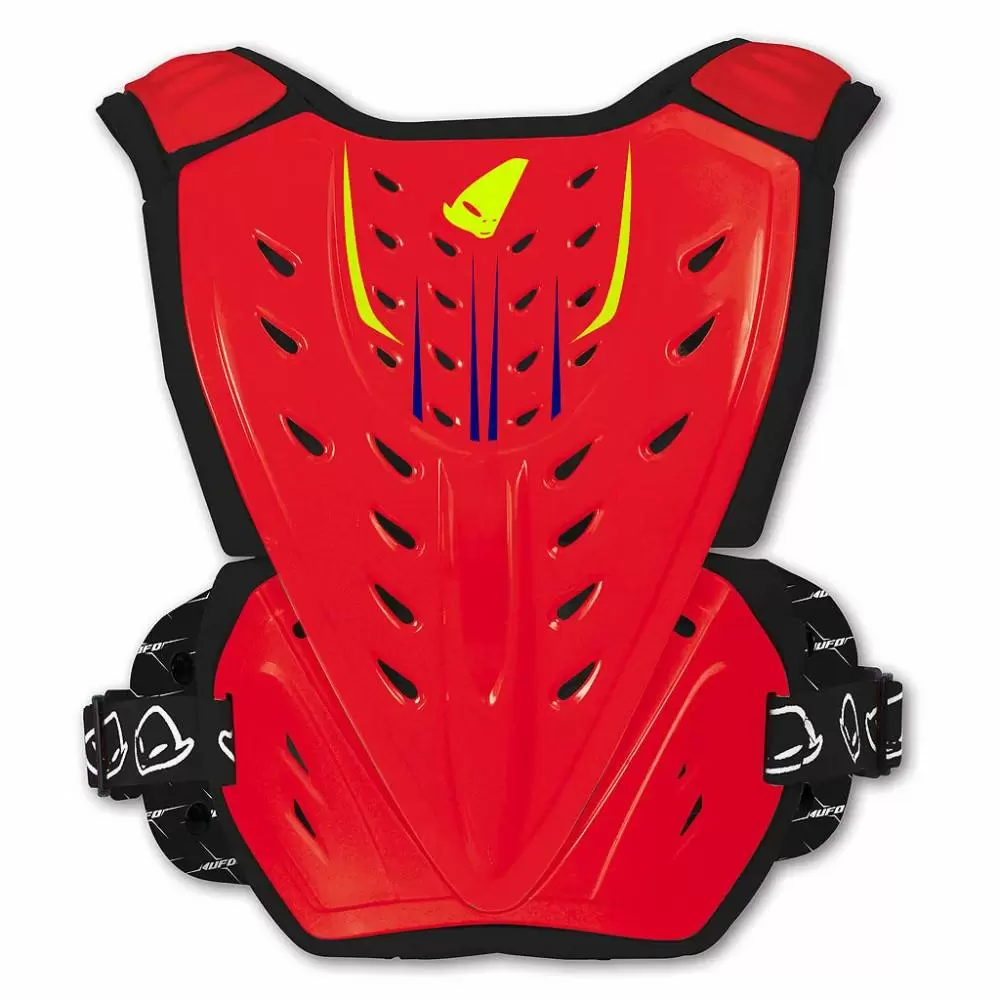 UFO Kids Reactor 2 Evolution Neon Red Chest Protector 2 UFO Kids Reactor 2 Evolution Neon Red Chest Protector - Image 2