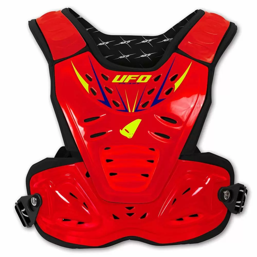 UFO Kids Reactor 2 Evolution Neon Red Chest Protector 1 UFO Kids Reactor 2 Evolution Neon Red Chest Protector
