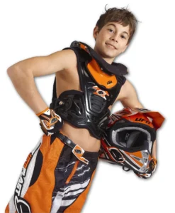 UFO Kids Valkyrie White Chest Protector (short Version) -UFO Shop pt02282 wear jpg