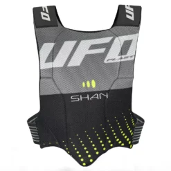 UFO Shan Chest Protector - Grey Black Neon Green -UFO Shop pt02391 e 02 jpg