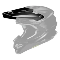 Shoei Peak VFX-WR - Plain -UFO Shop shoei vfx wr helmet peak black 2 1 jpg