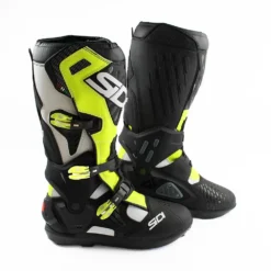Sidi Atojo SRS White Black Yellow Fluo Motocross Boots -UFO Shop sidi 01 49 jpg