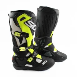 Sidi Atojo SRS White Black Yellow Fluo Motocross Boots -UFO Shop sidi 01 55